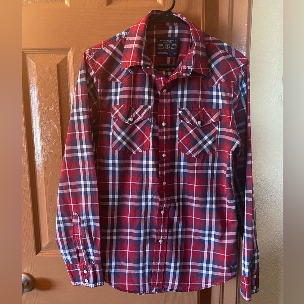 American Eagle 🦅 Outfitters - EUC - Mens Small Dress Shirt